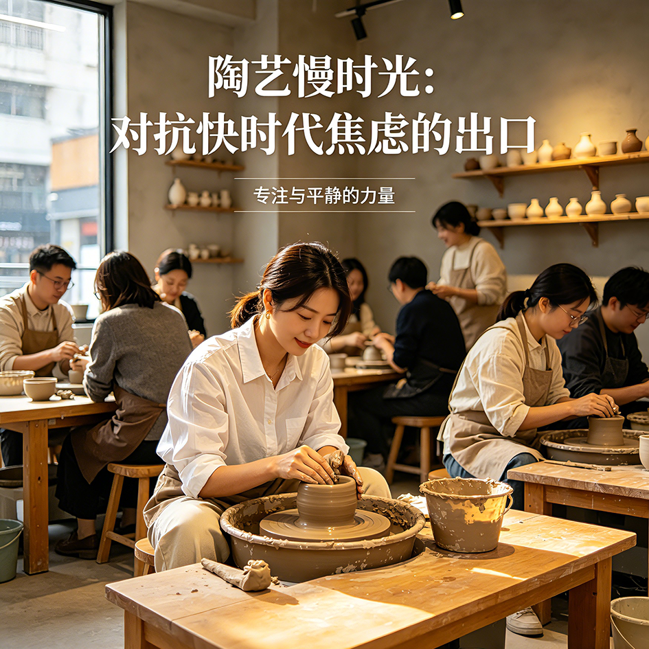 现代人沉迷15vip太阳集团官网，不是为了做杯子，是为了慢下来(图文)